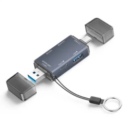 Kettz kt-cr61 čitač kartica 6 u 1 sd 3.0 tf 5gbps ( 55-111 )