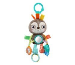 Kids ii 12274 bright starts plisana igracka playful pals™ sloth - 0m+ ( SKU12274 ) -1