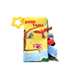 Kikka Boo Edukativna knjiga Bird Tails sa glodalicom ( KKB10268 )