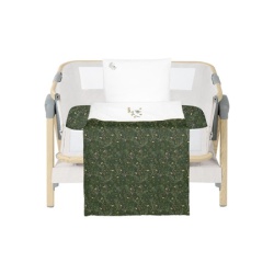 Kikka Boo Posteljina za kolevku set 5 pcs Secret Garden Green ( KKB51075 )