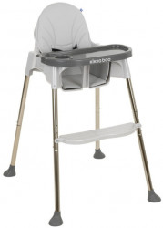 KikkaBoo hranilica Sky-High 2in1 Grey ( KKB11073 ) - Img 1