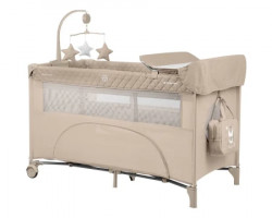 KikkaBoo krevetac nighty night 2 nivoa sa rancem i pultom beige ( KKB11119 )