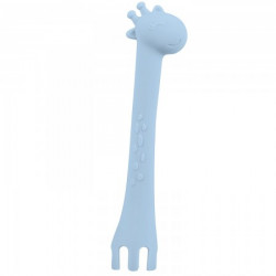 KikkaBoo silikonska kašičica giraffe blue ( KKB40082 ) - Img 2