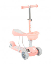 KikkaBoo trotinet Makani BonBon 4in1 Candy pink ( KKB90098 ) - Img 5