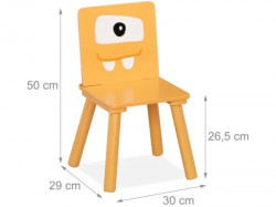 Kinder home dečiji drveni sto sa 2 stolice šareni ( TF6051 ) - Img 2