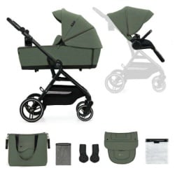 Kinderkraft kolica yoxi 2u1 mystic green ( KSYOXI00GRE2000 )-1