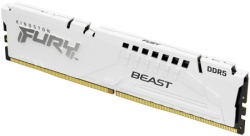 Kingston ddr5 16gb 6400mt/s [fury beast], cl32 1.4v, white, xmp ( KF564C32BW-16 ) -1