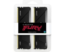 Kingston DIMM DDR4 64GB (2x32GB kit) 3200MT/s KF432C16BB2AK2/64 fury beast RGB memorija - Img 2