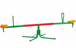 Klackalica 180x45x58 metalna konstrukcija i rotacija 360 - Zeleno/crvena - Img 2