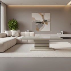 Klub sto CT1020 Medijapan cappuccino vis.sja 1200x700x420 mm