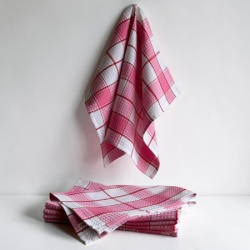 Kuhinjska krpa 45x65cm - Waffel - Roze boja ( VLK000173-rozeboja )