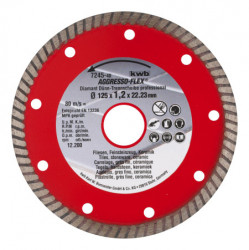 KWB aggresso-flex diamant rezni disk 125x22, 1mm,za kamen/granit/mermer/keramiku, energy saving ( KWB 49724540 )