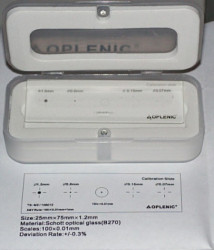 Lacerta kalibrisana pločica 0.01mm ( MikRet ) - Img 2