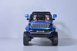 Land Rover 4x4 - Bagi na akumulator sa kožnim sedištem i mekim gumama - Plavi - Img 2