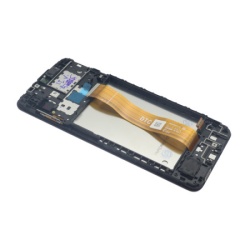 Lcd za samsung a125f/a127f galaxy a12/a12 nacho + touchscreen + frame black full org eu (gh82-24491a) ( LCD7003 )-2