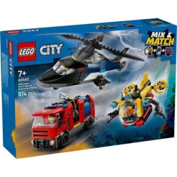 Lego City Remiks helikoptera, vatrogasnog vozila i podmornice ( 1042159 )-1