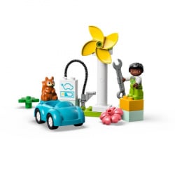 Lego duplo town wind turbine and electric car ( LE10985 )  - Img 1