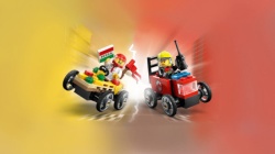 Lego Pakovanje trkačkih vozila: Vozilo za dostavu pica protiv vatrogasnog vozila ( 60458 )-4