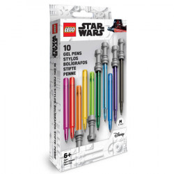 Lego Star Wars gel olovke u obliku svetlosne sablje, 10 kom ( 53116 )