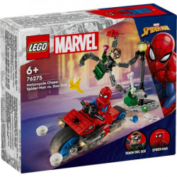 Lego super heroes marvel motorcycle chase spiderman vs doc ock ( LE76275 )  - Img 1