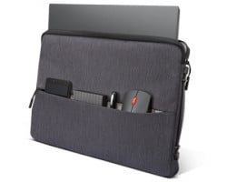 Lenovo 14-inch laptop urban sleeve case, grey, water-resistant, corner bumper ( GX40Z50941 )  - Img 3