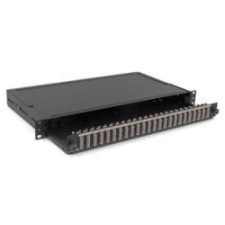 Leviton FO kutija 24xLCD SM OS2 adaptera 1U crna ( Fpcc1sxsm48lc2 )