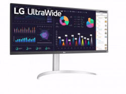 LG 34" IPS,21:9/2560x1080/ 100Hz/5ms GtG/ HDMI,DP,USB C/freesync/VESA/ visina/srebrna monitor ( 34WQ650-W.AEU )  - Img 4