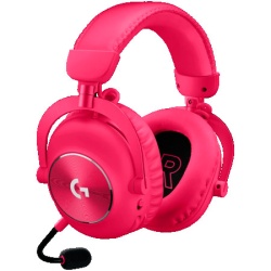 Logitech g pro x2 lightspeed wireless gaming headset - blue mic - magenta ( 981-001275 ) -3