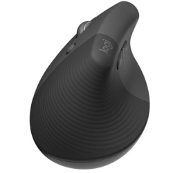 Logitech lift left bluetooth vertical ergonomic mouse graphite black ( 910-006474 ) -4