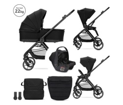 Lorelli kolica za bebe venice 3u1 (22kg max) - black ( 10022042501A )