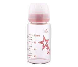Lorelli staklena flasica sa anti-colic -dodatkom 120 ml - blush ( 10200870003 ) - Img 2