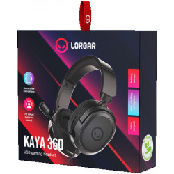 Lorgar kaya 360, USB gaming headset with microphone black ( LRG-GHS360 ) - Img 2