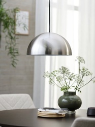 Luster Ø35cm brušeni hrom-4