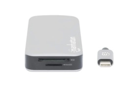 Manhattan 130615 8in1 USB-C - HDMI/3xUSB/CR/LAN/PD 100W Docking station -4