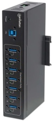 Manhattan 164405 USB 3.0/industrijski/na šinu USB HUB 7port
