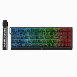 McHose Ace 68 Hall Effect Magnetic Switch black topographic Gaming tastatura