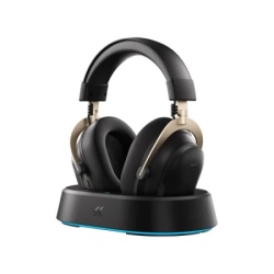 McHose V9 Turbo 60mm/Tri-mode/2000mAh/Black gold + Charging Dock RGB Bežične gaming slušalice