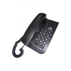 MeanIT telefon analogni, stoni, crni - ST100 black - Img 1