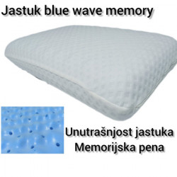 Memorijski jastuk blue wave memory 60x40cm ( VLK000782 ) - Img 2