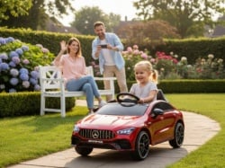 Mercedes CLA 45 AMG licencirani auto na akumulator Crvena