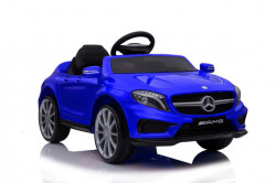 Mercedes GLA 45 AMG Licencirani auto za decu na akumulator sa kožnim sedištem i mekim gumama - Plavi - Img 6