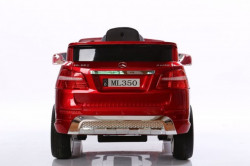 Mercedes ML 350 Licencirani auto na akumulator sa kožnim sedištem i mekim gumama - Crveni - Img 2