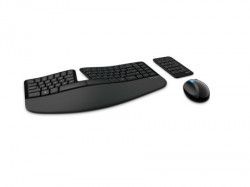 Microsoft miš+tastatura sculpt ergonomic desktop/bezicna/crna ( L5V-00021 )