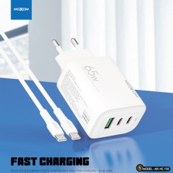 Moxom mx-hc158 qc3.0 65w type-c na type-c beli Kucni punjac ( P1131 )-3