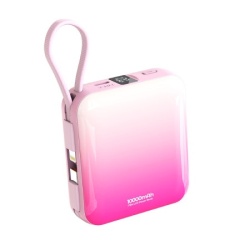 Moxom mx-pb155 fast 10000mah Power bank scp 22.5w qc18w+ pd20w 3a pink ( BAT9482 )