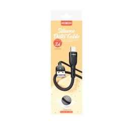 Moxom Usb data kabal mx-cb184 3a lightning 1m crni ( U2062 )-2