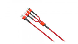 MOYE Connect 3 in 1 USB Data Cable Red ( 046324 ) - Img 3