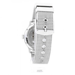Muški maserati epoca datum sivi srebrni elegantni ručni sat sa srebrnim pancir kaišem ( r8853118002 ) - Img 4