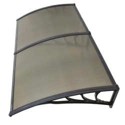 Nadstrešnica Aluminijumska 200x120cm Crna Bronza 5mm ( 1948 )