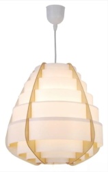 Nagoja Viseća Lampa Bež 1x40W E27 ( 15085 )